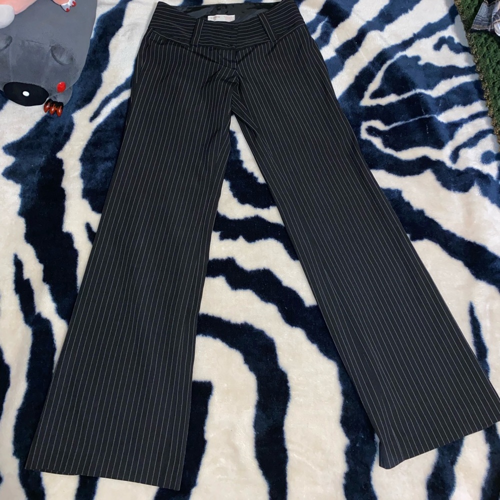 No Boundaries Pinstripe Flare Pants